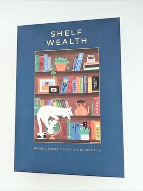 NEW IN BOX Hobbry "Shelf Wealth" 500-Piece Puzzle